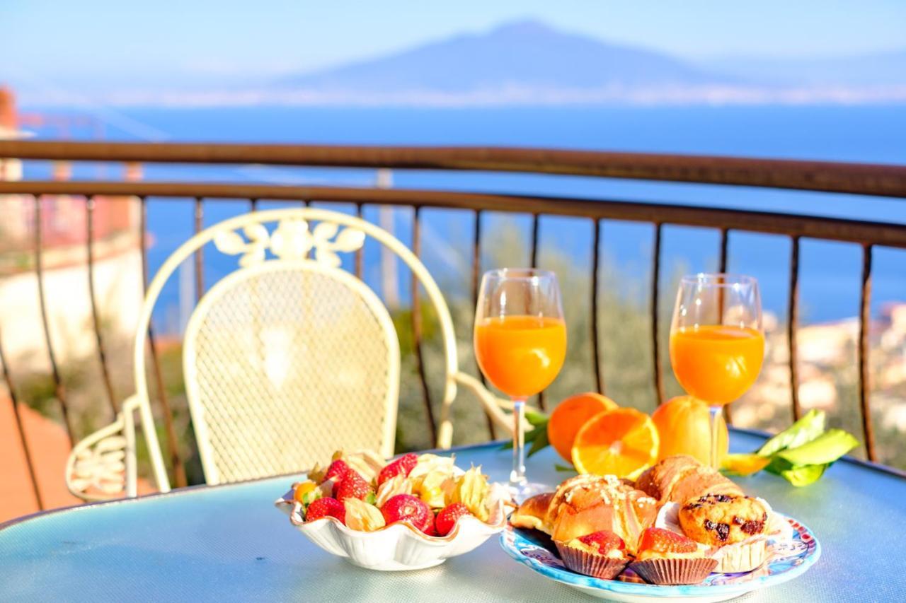 Villa Caruso Private Heated Pool & Sea View Sorrento Exteriör bild