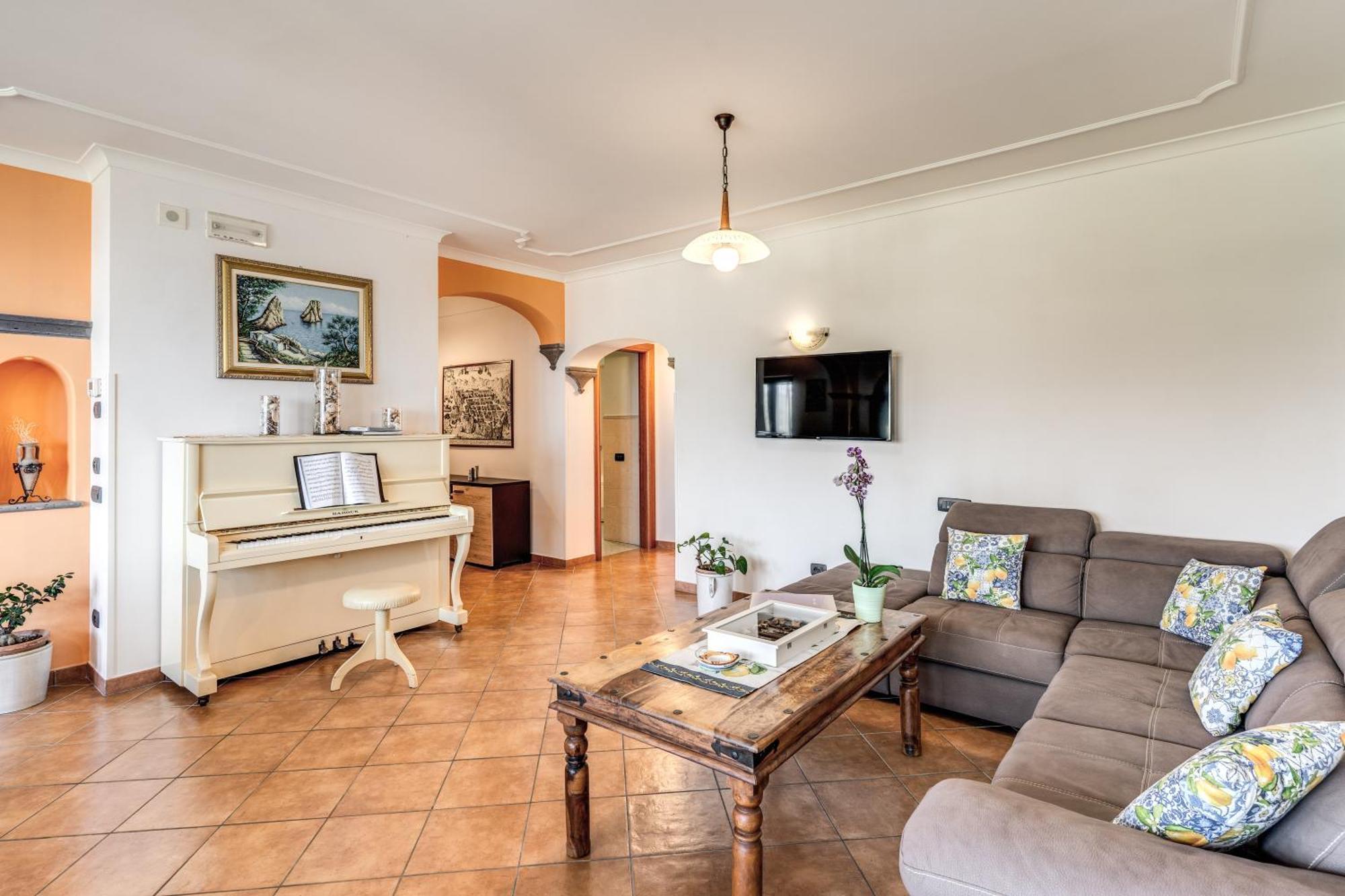 Villa Caruso Private Heated Pool & Sea View Sorrento Exteriör bild